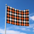 Halloween Buffalo Plaid Pattern Print Polyester Flag