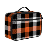 Halloween Buffalo Plaid Pattern Print Portable Lunch Bag