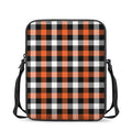 Halloween Buffalo Plaid Pattern Print Rectangular Crossbody Bag