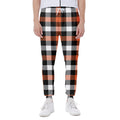 Halloween Buffalo Plaid Pattern Print Joggers