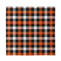 Halloween Buffalo Plaid Pattern Print Silk Bandana