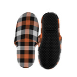 Halloween Buffalo Plaid Pattern Print Slippers
