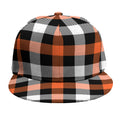 Halloween Buffalo Plaid Pattern Print Snapback Cap