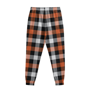 Halloween Buffalo Plaid Pattern Print Sweatpants