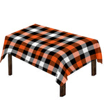 Halloween Buffalo Plaid Pattern Print Tablecloth