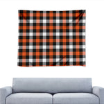 Halloween Buffalo Plaid Pattern Print Tapestry