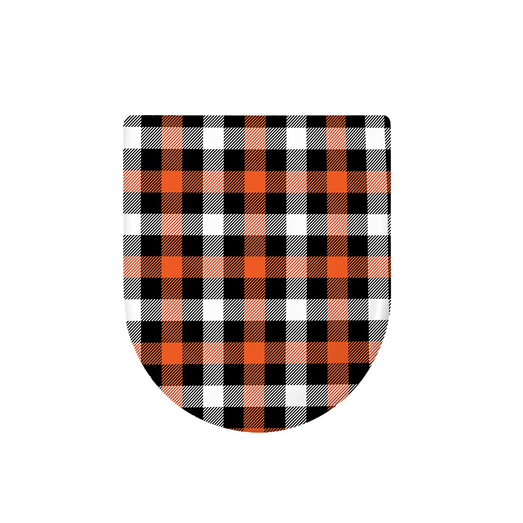 Halloween Buffalo Plaid Pattern Print Toilet Lid Cover