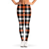 Halloween Buffalo Plaid Pattern Print Women's Leggings