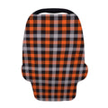 Halloween Buffalo Plaid Print Baby Seat Cover