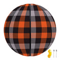 Halloween Buffalo Plaid Print Basketball