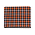 Halloween Buffalo Plaid Print Bifold Wallet