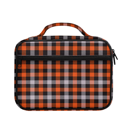 Halloween Buffalo Plaid Print Briefcase Bible Bag