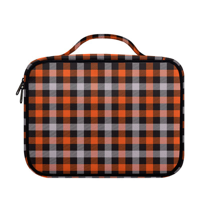 Halloween Buffalo Plaid Print Briefcase Bible Bag