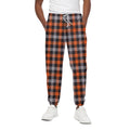 Halloween Buffalo Plaid Print Cotton Sweatpants