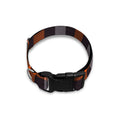 Halloween Buffalo Plaid Print Dog Collar