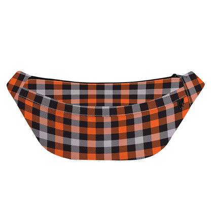 Halloween Buffalo Plaid Print Fanny Pack