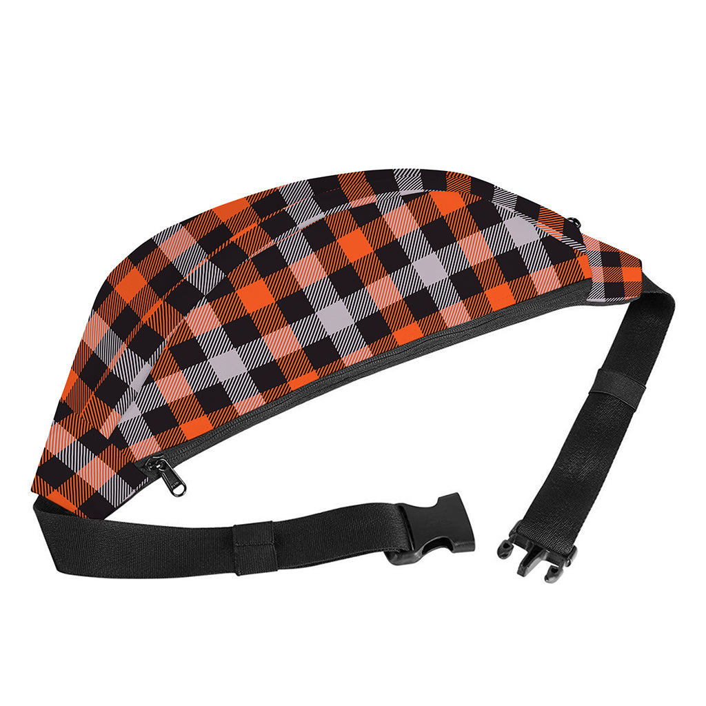 Halloween Buffalo Plaid Print Fanny Pack