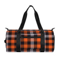 Halloween Buffalo Plaid Print Gym Bag