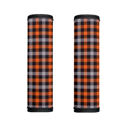 Halloween Buffalo Plaid Print Handle Covers