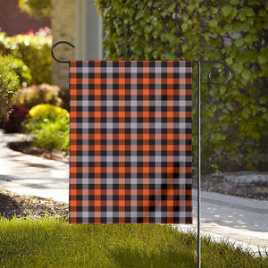 Halloween Buffalo Plaid Print House Flag