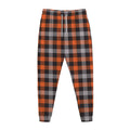 Halloween Buffalo Plaid Print Jogger Pants