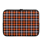 Halloween Buffalo Plaid Print Laptop Sleeve