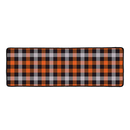 Halloween Buffalo Plaid Print Long Kitchen Mat