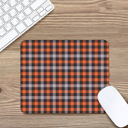 Halloween Buffalo Plaid Print Mouse Pad