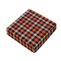 Halloween Buffalo Plaid Print Outdoor Seat Cushion Cover