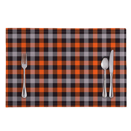 Halloween Buffalo Plaid Print Placemat