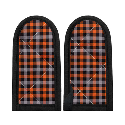 Halloween Buffalo Plaid Print Skillet Handle Cover