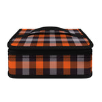 Halloween Buffalo Plaid Print Small Lunch Bag