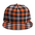Halloween Buffalo Plaid Print Snapback Cap