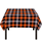 Halloween Buffalo Plaid Print Tablecloth