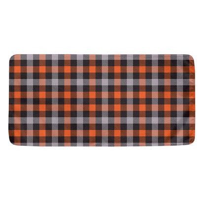 Halloween Buffalo Plaid Print Towel