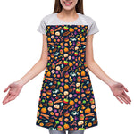 Halloween Candy Pattern Print Adjustable Apron