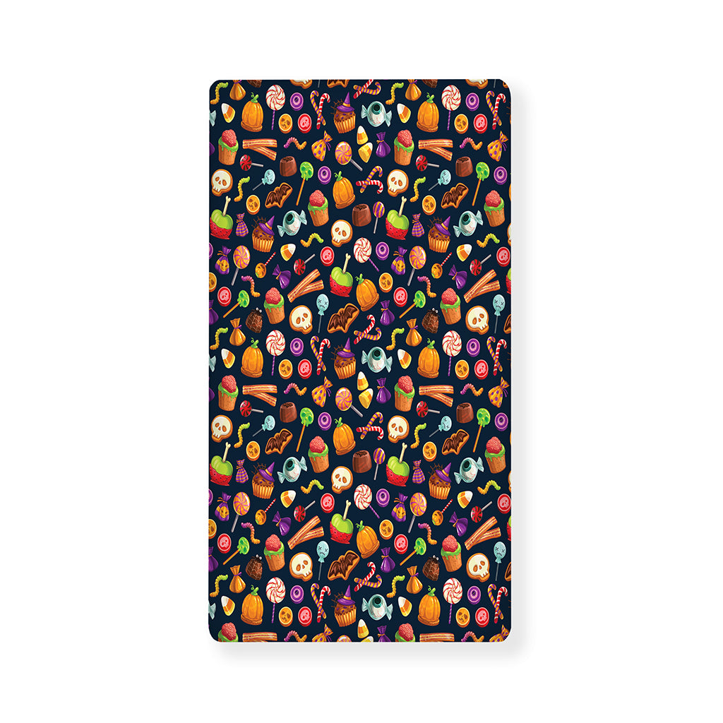 Halloween Candy Pattern Print Baby Crib Sheet