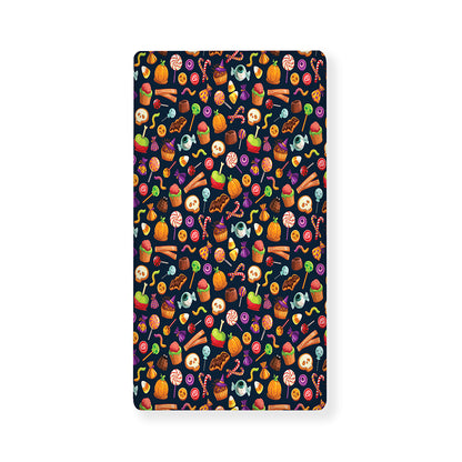 Halloween Candy Pattern Print Baby Crib Sheet