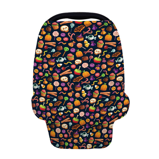 Halloween Candy Pattern Print Baby Seat Cover