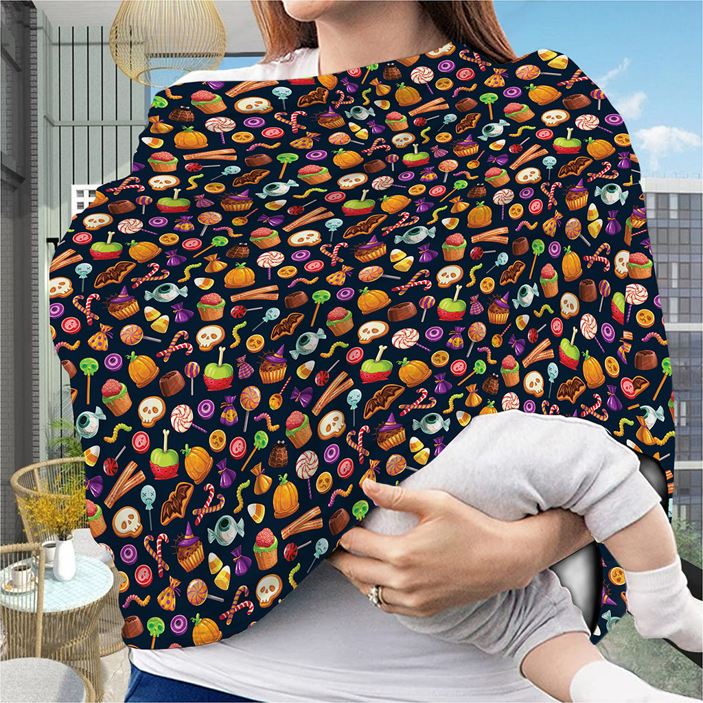 Halloween Candy Pattern Print Baby Seat Cover