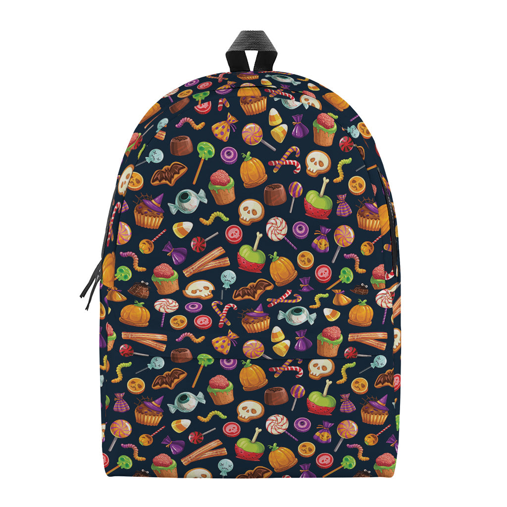 Halloween Candy Pattern Print Backpack