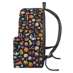 Halloween Candy Pattern Print Backpack