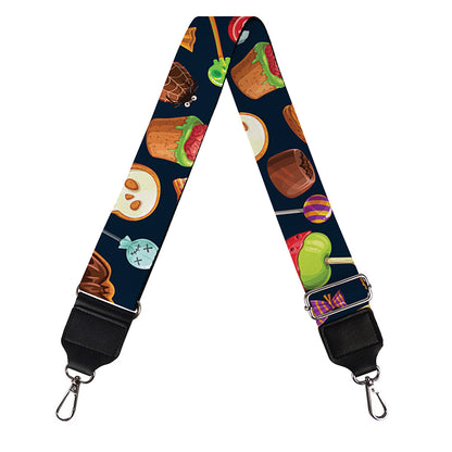 Halloween Candy Pattern Print Bag Strap