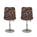 Halloween Candy Pattern Print Bar Stool Covers