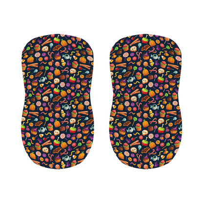 Halloween Candy Pattern Print Bar Stool Covers