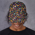 Halloween Candy Pattern Print Baseball Cap
