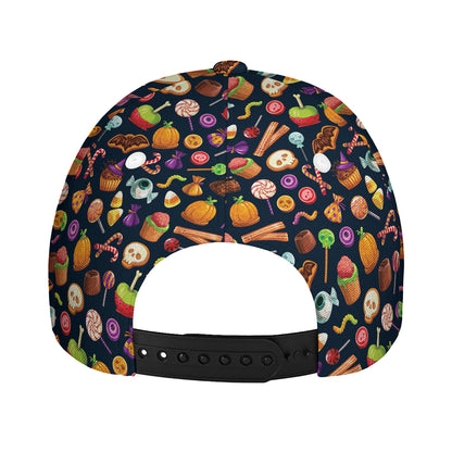 Halloween Candy Pattern Print Baseball Cap