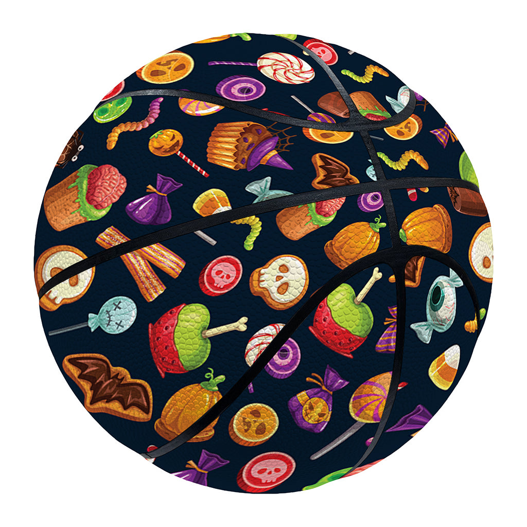 Halloween Candy Pattern Print Basketball