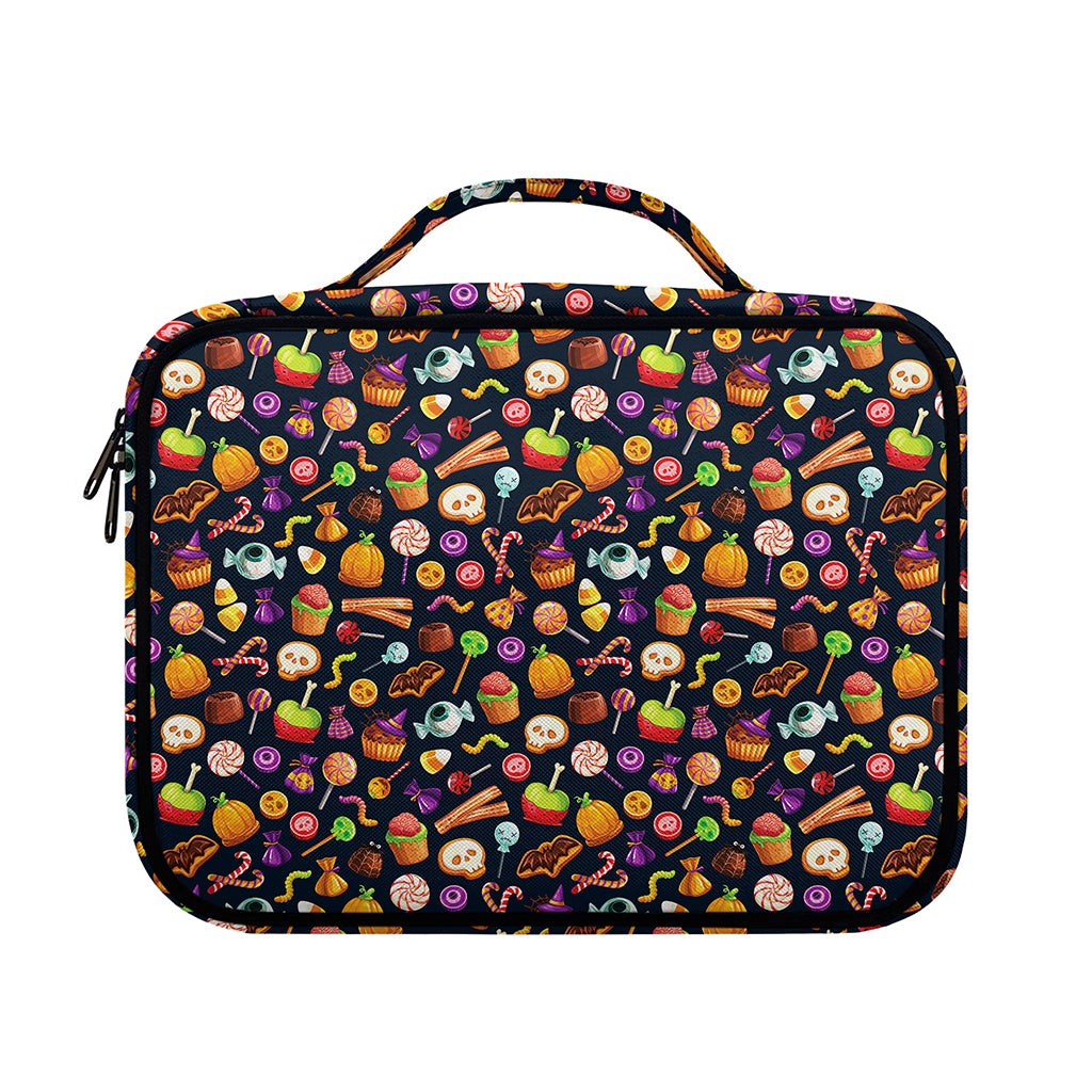 Halloween Candy Pattern Print Briefcase Bible Bag