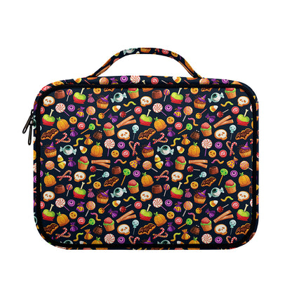Halloween Candy Pattern Print Briefcase Bible Bag